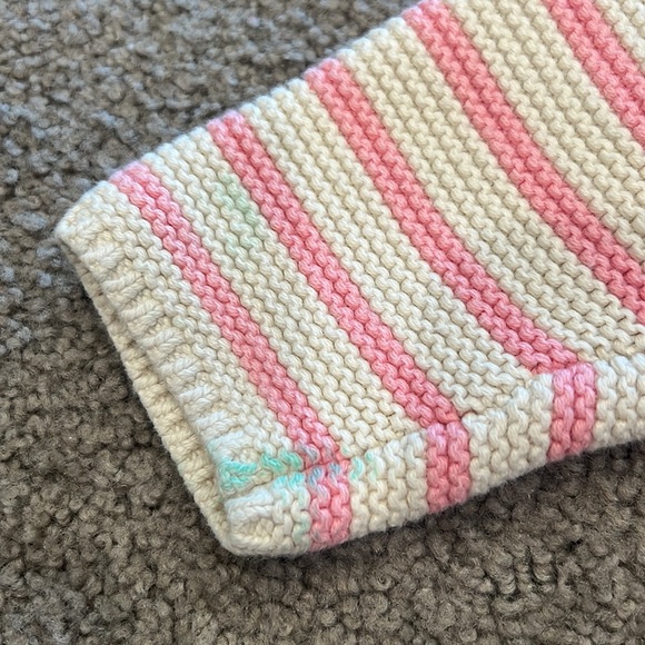 Baby Gap Pink Striped Sweater, 6-12 months - Picture 4 of 5